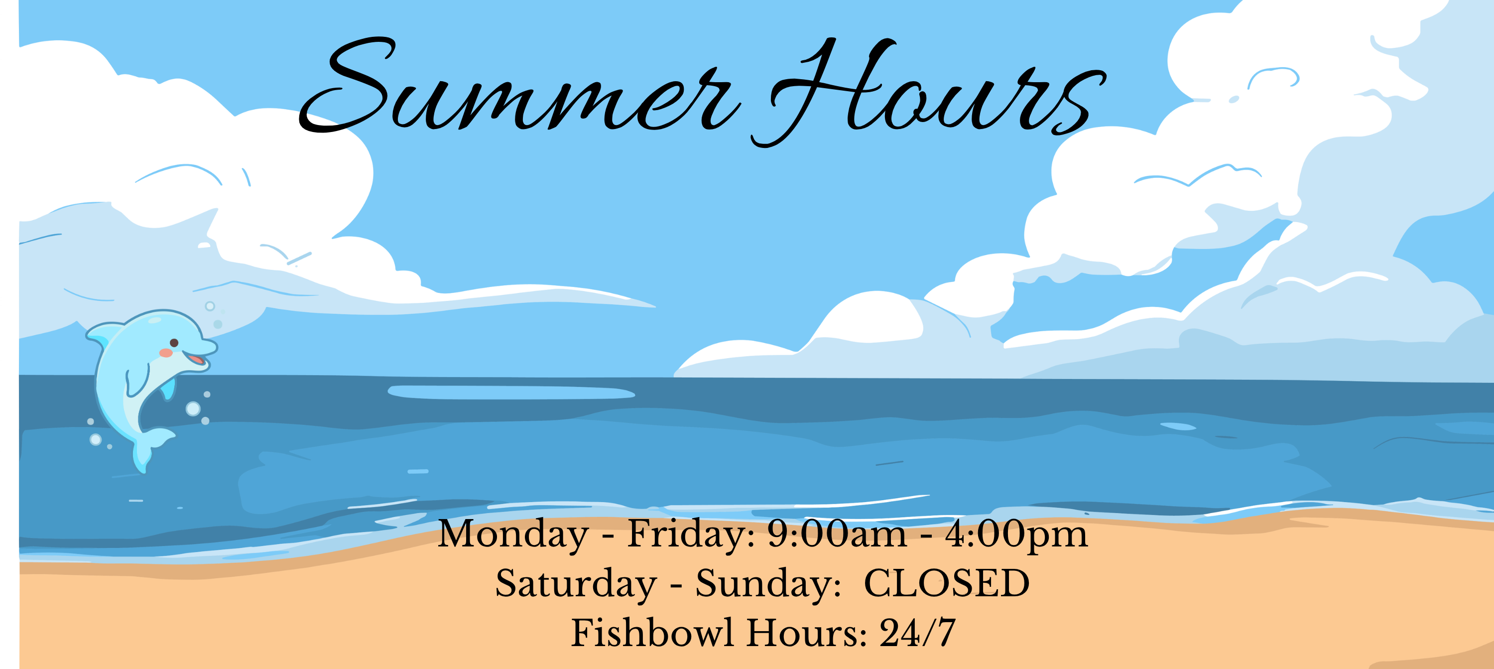 Summer Hours Graphic